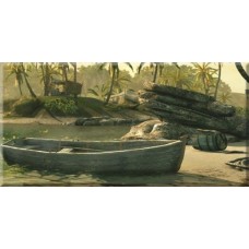 Панно 25x50 Алушта 4 кремовый 